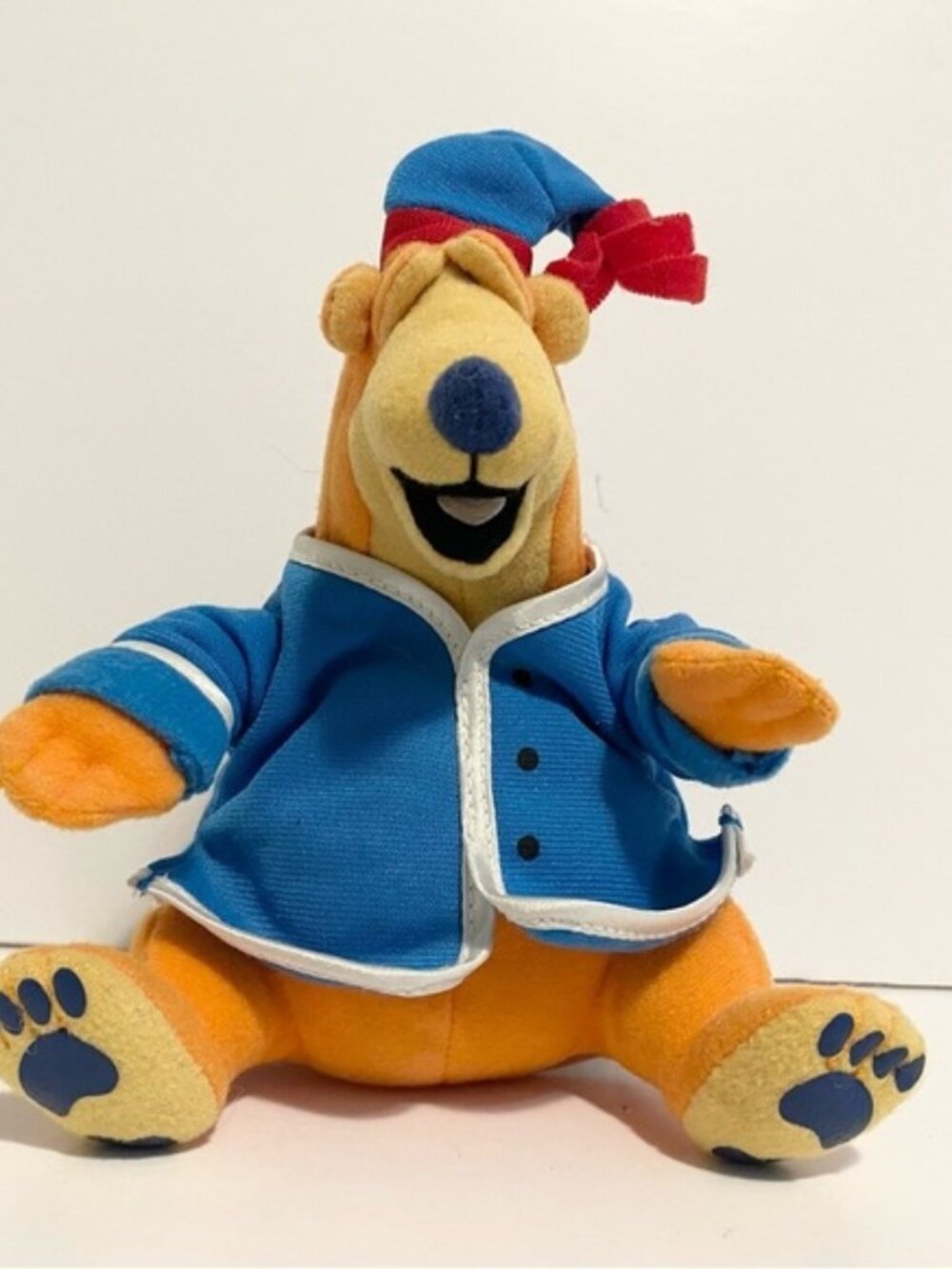 Bear in the Big Blue House Plush Toy Blue Nightgown Stuffed